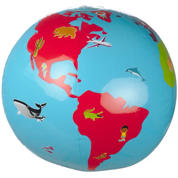 Oppustelig globus 38 cm